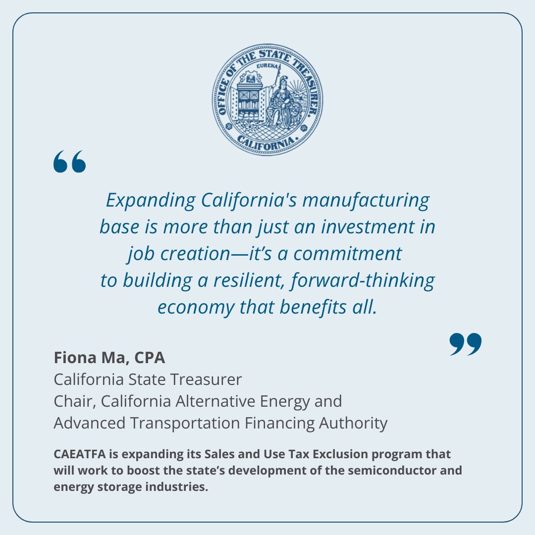 CA State Treasurer tweet media