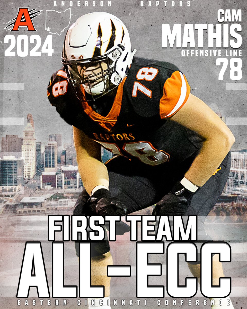 Matt Stanyard (@coachstanyard) on Twitter photo Congratulations to Cam Mathis for earning First Team ALL-ECC honors for the 2024 season!
<a href="/_AHS_Football/">Anderson Football</a>
<a href="/CoachEvanDreyer/">Evan Dreyer</a>
<a href="/AHS_TDClub/">AHS Touchdown Club</a> Congratulations to Cam Mathis for earning First Team ALL-ECC honors for the 2024 season!
<a href="/_AHS_Football/">Anderson Football</a>
<a href="/CoachEvanDreyer/">Evan Dreyer</a>
<a href="/AHS_TDClub/">AHS Touchdown Club</a>