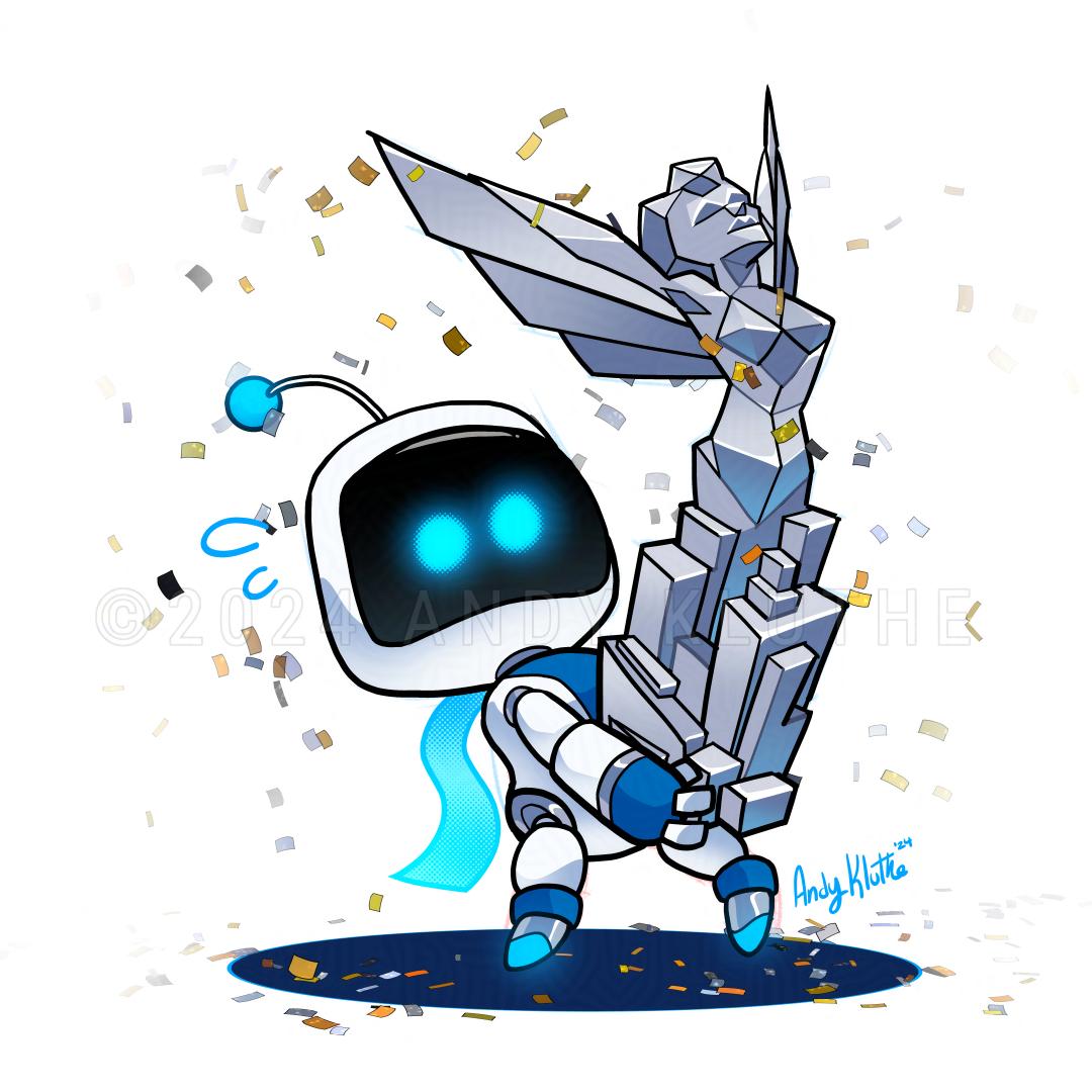 AndyKluthe's tweet image. Congrats on the Game of the Year award, Astro Bot!

#GameAwards2024 #GOTY2024 #GOTY #AstroBot