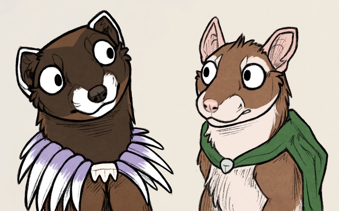 New pages for Bizarre Beasts: Land of Lonbark Chapter 6! The 2 new pages ( Pages 27 and 28) can be read at either of the links below!

deviantart.com/woozymutt/art/…

furaffinity.net/view/59162969/

#webcomic #art #animal #comic