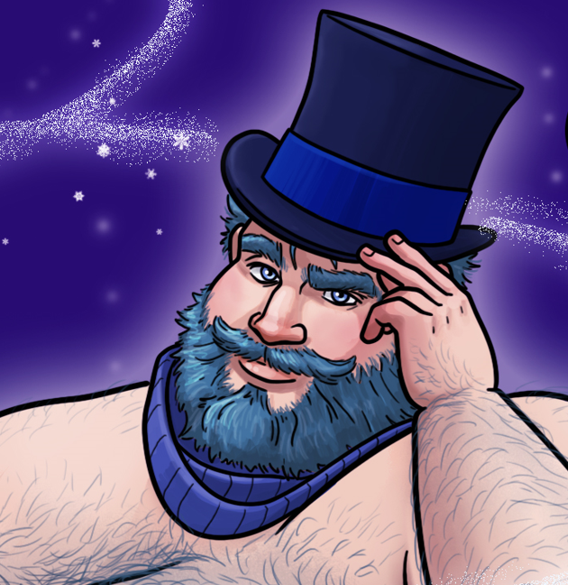 whalemate's tweet photo. December's fat boy is here to bring some holiday queer-I mean cheer! Over on my Patreon. https://t.co/cEX69NDSUJ
