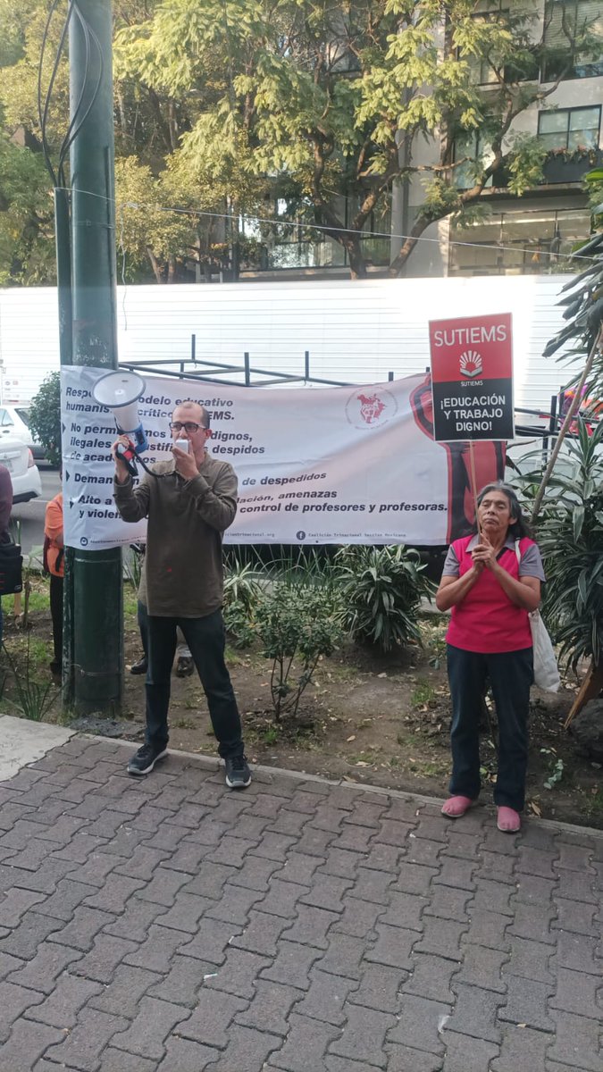 SutiemsOrg's tweet photo. Alto al acoso laboral en el @IEMS_CDMX 
@lasillarota @El_Chamuco @AristeguiOnline @ElFinanciero_Mx @proceso @Somoselmedio @LaJornada @Milenio 
@ClaraBrugadaM 
Solución a las demandas de las y los trabajadores.
@RadioEducacion @LaIzqDiarioMX https://t.co/ldUChMqlwo
