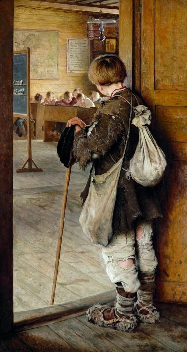 Arteymas_'s tweet photo. ✏️"La educación es el arma más poderosa que puedes usar para cambiar el mundo. "
~ N. ¡Mandela!
🎨"En la puerta de la escuela. ", 1897, Óleo sobre lienzo
(El Museo Estatal de Rusia, San Petersburgo)
Pintor, Nikolay Bogdanov-Belsky, impresionista ruso, (1868-1945) https://t.co/UgxNnQzCFH