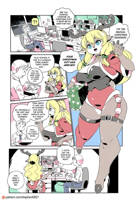 Modern MoGal #344 -  delayed gratification 🎄🦌

 #modernmogal 