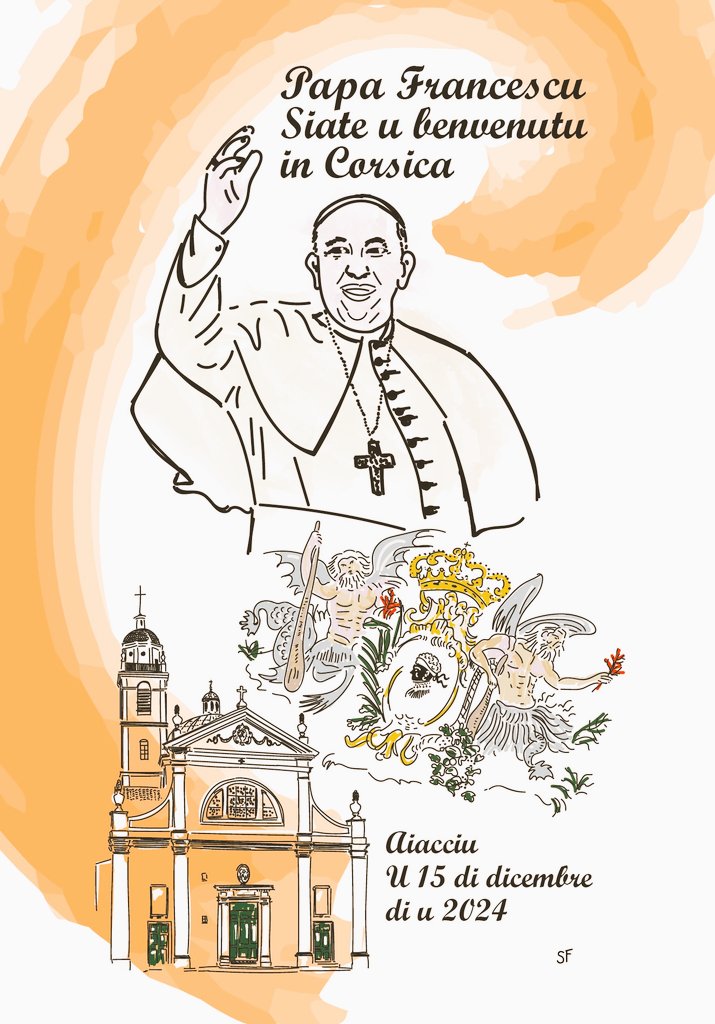 Papa Francescu,
siate u benvenutu in Corsica
#PapeEnCorse