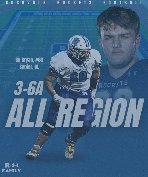 Congratulations to Bo Bryan for being named All Region 3-6A. 

<a href="/Bo_Bryan2025/">Bo Bryan</a> 

#RocketsUp🚀 // #FAMILY // #ALLIN