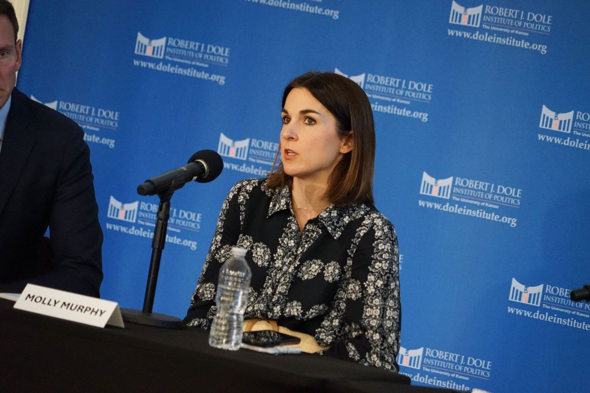 ...Anita Dunn, Molly Ball, and Jonathan Martin.

You can stream the full program on the Dole Institute’s YouTube Channel and website at the link in our bio.