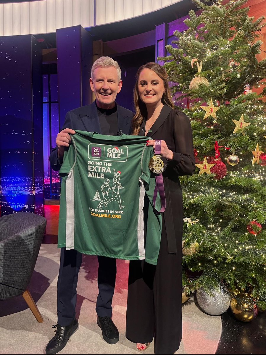 AIB (@aibireland) on Twitter photo Great to see <a href="/GOAL_Global/">GOAL Global</a> ambassador Ciara Mageean chat to Patrick Kielty about the GOAL Mile on tonight’s <a href="/RTELateLateShow/">The Late Late Show</a> 🙌
There’s still time to register for the GOAL Mile, proudly supported by AIB. Visit goalmile.org to find your local GOAL Mile and get started! Great to see <a href="/GOAL_Global/">GOAL Global</a> ambassador Ciara Mageean chat to Patrick Kielty about the GOAL Mile on tonight’s <a href="/RTELateLateShow/">The Late Late Show</a> 🙌
There’s still time to register for the GOAL Mile, proudly supported by AIB. Visit goalmile.org to find your local GOAL Mile and get started!