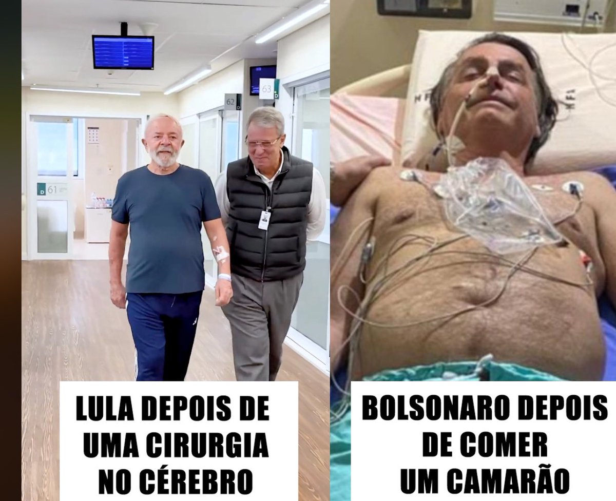 O gado foca louco porque o Lula esbanja saúde