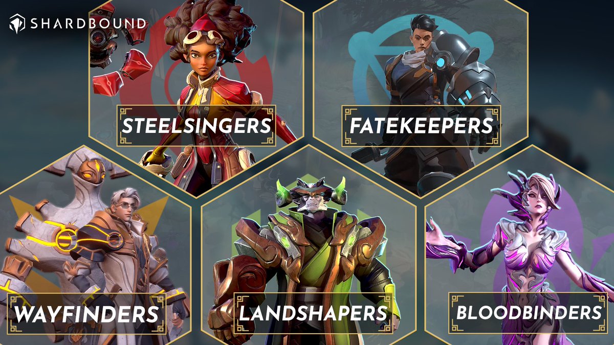 LET THE BATTLE COMMENCE ⚔️

🟠Wayfinders
🔴Steelsingers
🔵Fatekeepers
🟢Landshapers
🟣Bloodbinders

Who are you siding with? 🤔