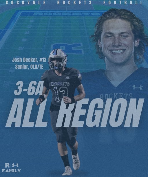 Rockvale Rockets Football (@rockvale_fb) on Twitter photo Congratulations to Josh Decker for being named All Region 3-6A.
<a href="/J_Deck13/">Josh Decker</a>
#RocketsUp๐ // #FAMILY // #ALLIN Congratulations to Josh Decker for being named All Region 3-6A.
<a href="/J_Deck13/">Josh Decker</a>
#RocketsUp๐ // #FAMILY // #ALLIN