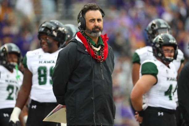 PeteThamel's tweet photo. Sources: Cal is hiring former Washington State and Hawaii head coach Nick Rolovich as a senior offensive assistant. https://t.co/fUKYp1amrI