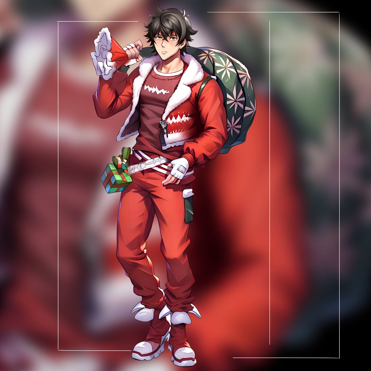 grafixlabart's tweet image. Made a Christmas art for our beloved cilent!
 #vtuberart #artist #christmasart #commissionsopen #conceptartist #Christmas2024 #vge @Grafix_Lab1