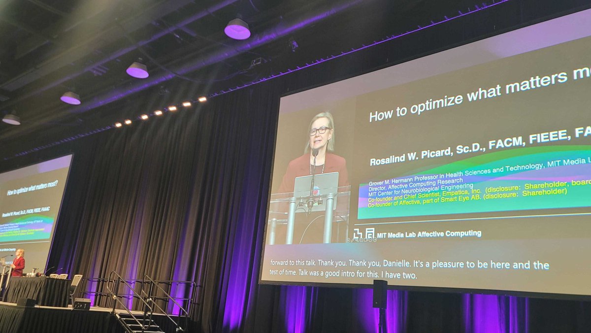 NeurIPSConf's tweet image. Join us in West Exhibition Hall C, B3 for Rosalind Picard's keynote talk on How to optimize what matters most?
neurips.cc/virtual/2024/i…