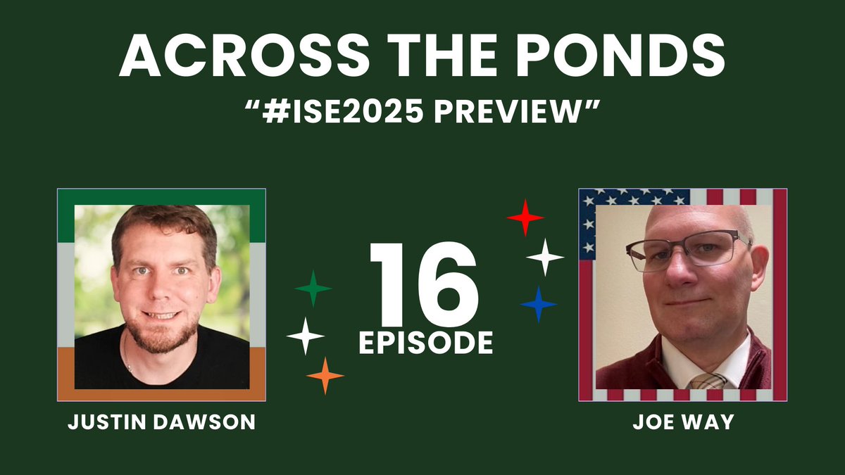HigherEdAV's tweet photo. It's time for @justinrdawson & @josiahway's annual @ISE_Show Preview episode. They break down what #HigherEd attendees can expect from the show, including @HETMA_org's show floor booth!
https://t.co/SwBjHbnq81
#edtech #avtweeps #higheredav #hetma #ISE2025 #ConnectionRestored https://t.co/DUYMWg8CZk