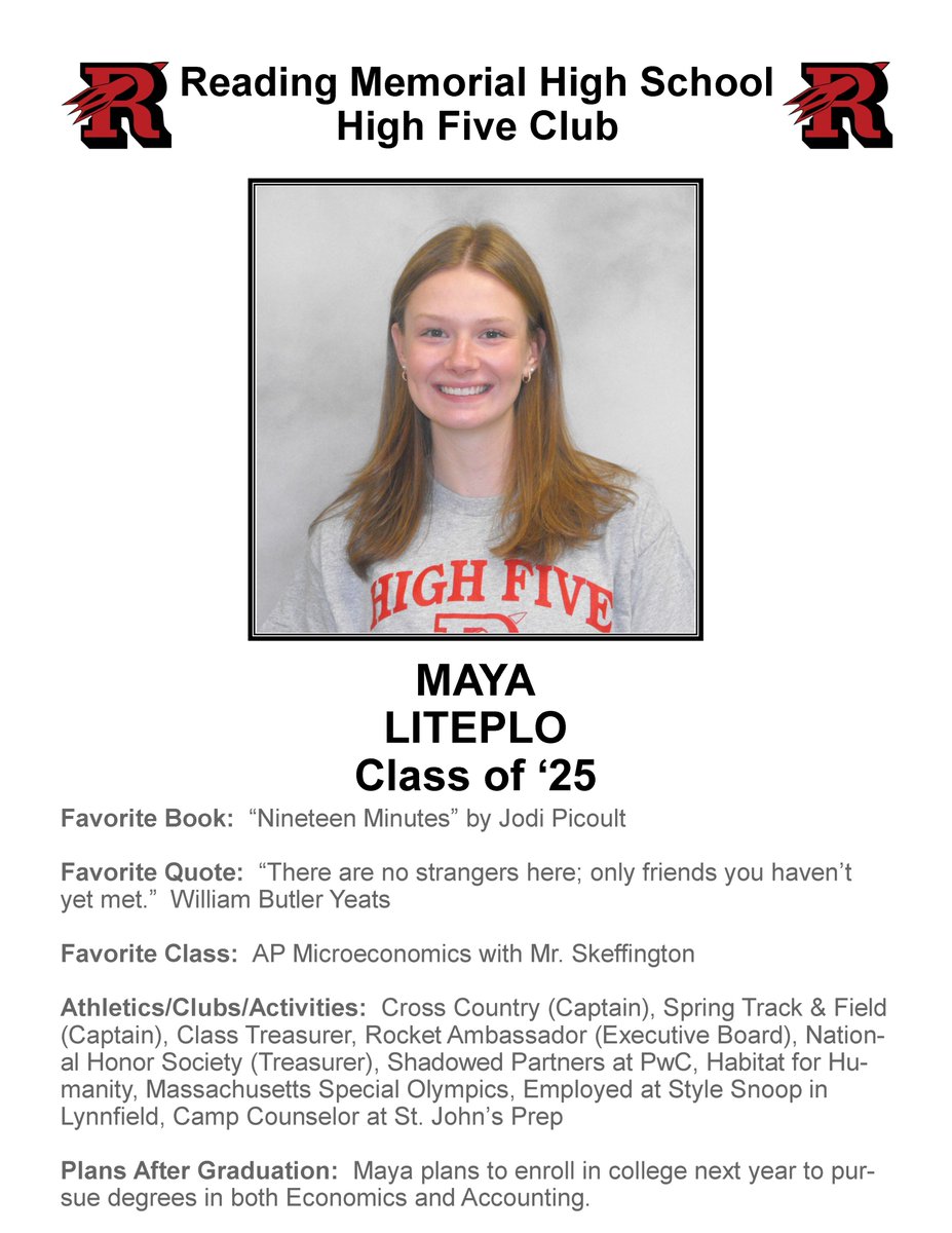 Reading Cooperative (@readingcoopbank) on Twitter photo Congratulations to Maya Liteplo on becoming the newest member of the <a href="/RocketsRMHS/">Reading, Ma Rockets</a> High Five Club! #Classof2025 #GoRockets <a href="/TheOrbitofRMHS/">The Orbit of RMHS</a> <a href="/ReadingSchools/">ReadingPublicSchools</a> <a href="/TownOfReadingMA/">Town of Reading, MA</a> Congratulations to Maya Liteplo on becoming the newest member of the <a href="/RocketsRMHS/">Reading, Ma Rockets</a> High Five Club! #Classof2025 #GoRockets <a href="/TheOrbitofRMHS/">The Orbit of RMHS</a> <a href="/ReadingSchools/">ReadingPublicSchools</a> <a href="/TownOfReadingMA/">Town of Reading, MA</a>