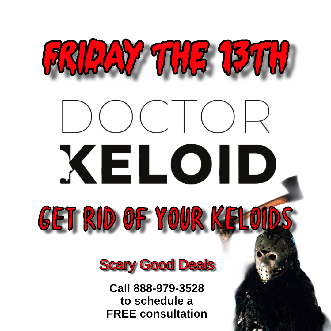It’s time to book your appointment, 📆 scary good deals starting at $3000 off Keloid Removal. 💯 Visit our website at lexingtonplasticsurgeons.com  or call 888-979-3528 for more information. 
#fridaythe13th