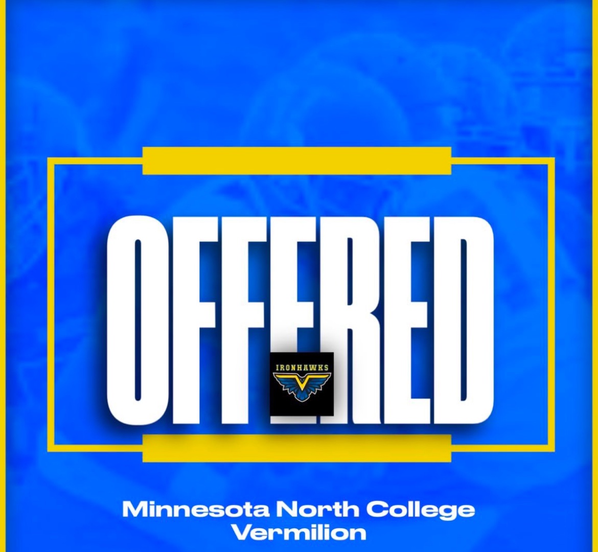 After a great call with <a href="/coachbusby22/">Coach Busby</a> i’m beyond blessed and grateful for receive my 8th offer from Minnesota North College Vermilion! God is amazing!🙏<a href="/Coach_AZ1/">Coach_AZ</a> <a href="/CoachZachYates/">Coach Zach Yates</a> <a href="/PRBearsFootball/">Palmetto Ridge Football</a>