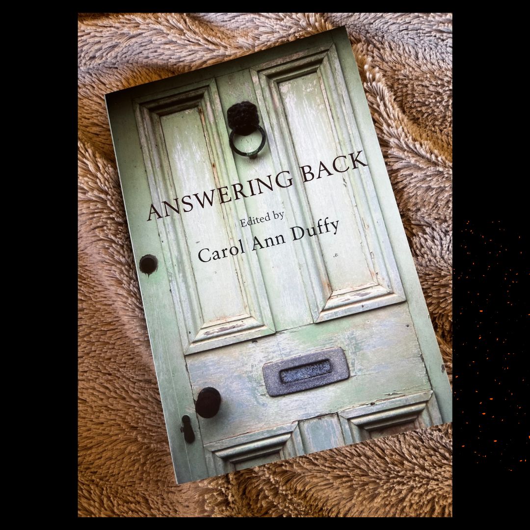 TheNZPS's tweet photo. What poetry are you reading this weekend? 

We’re dipping into ‘Answering Back,’ edited by Carol Ann Duffy, who invited 50 of her peers to choose and respond to a poem from the past.

Poetry across generations!!

#poetry #poetrycommunity #poetrylovers #carolannduffy#poems https://t.co/Fqp6B8wb5B