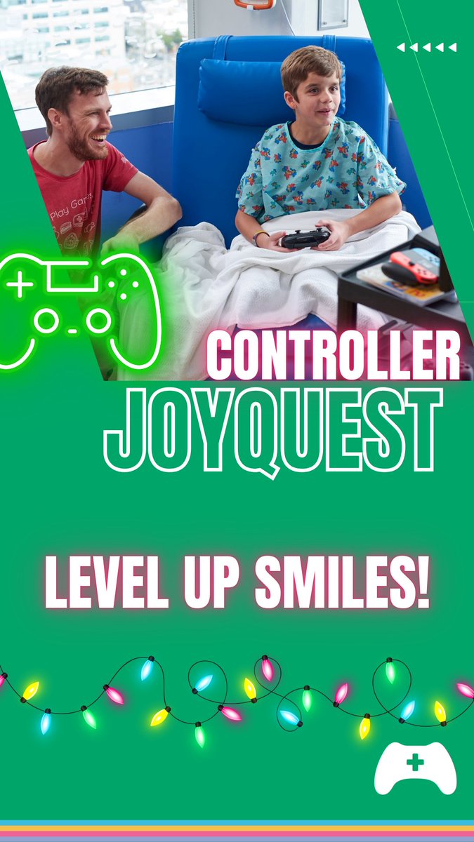 CPCharity's tweet image. Help us deliver high-quality controllers to Child's Play hospitals! Enhance the gaming experience and bring smiles to kids' faces.
Find the donation link here: tr.ee/U1EUAnErY0
#JoyQuest #PlayGamesFeelBetter #TherapeuticGaming