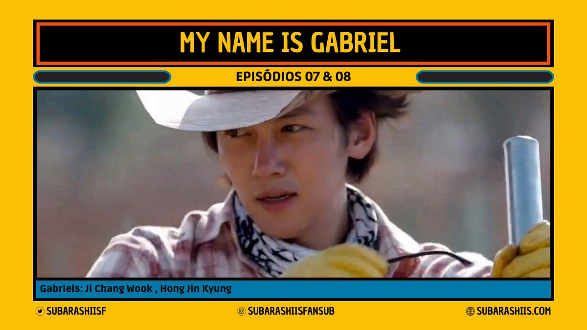 SubarashiisF's tweet photo. | MY NAME IS GABRIEL |

- Ep 07 e 08
- Gabriels: Ji Chang Wook , Hong Jin Kyung
- Sinopse: o programa acompanha cinco celebridades que recebem novas vidas geradas por inteligência artificial e são enviadas para viver em cidades estrangeiras.
- Links: https://t.co/UZAXIoeJT1 https://t.co/TIZmPVkL2C