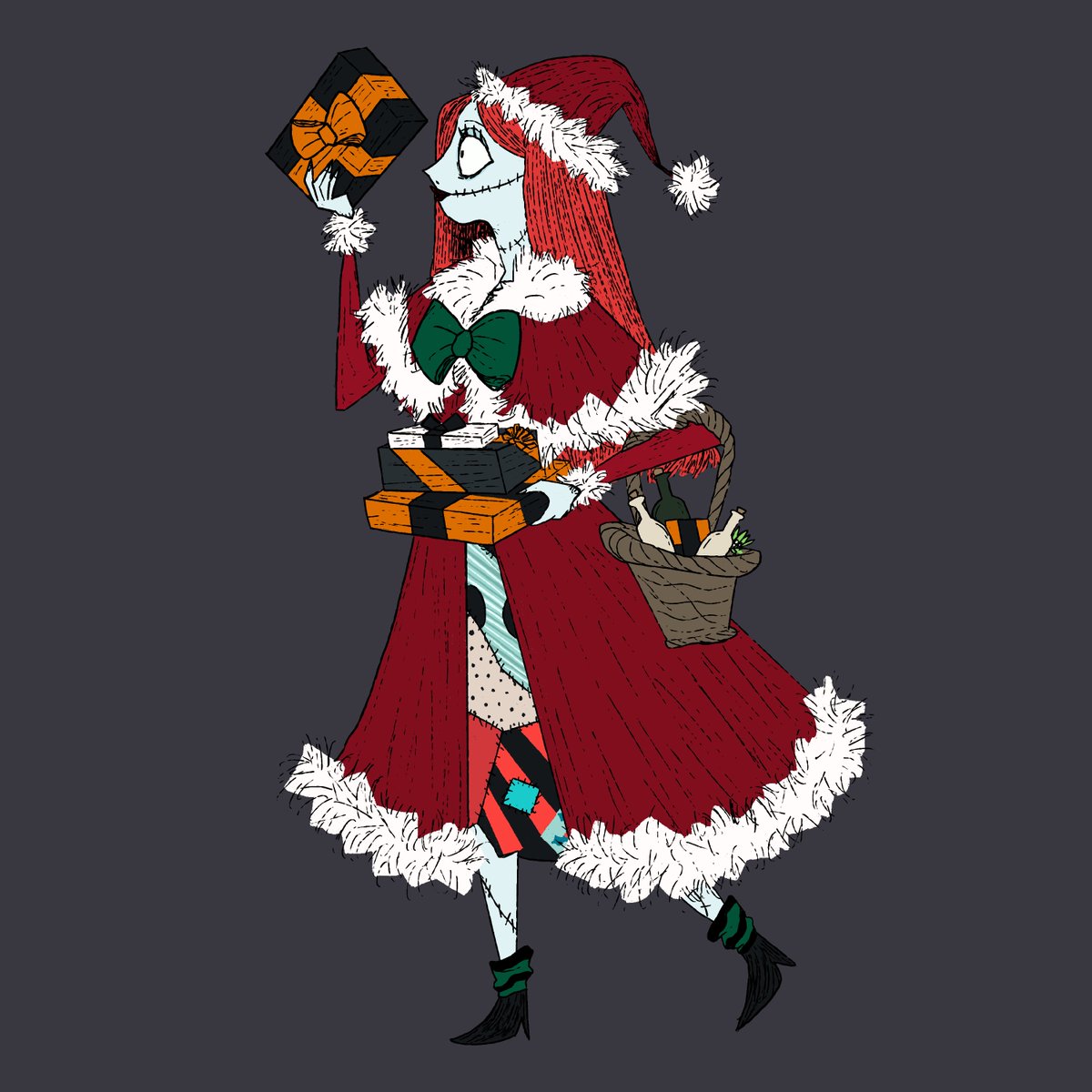mothmaaan's tweet photo. 13: Sally
I like to think she'd get really into the season after the first year's chaos smoothes over #TheNightmareBeforeChristmas #tnbc #halloweentown #Sally #Sallythedoll #pumpkinqueen #drawtember #makingchristmas https://t.co/uUEX0xZl1D
