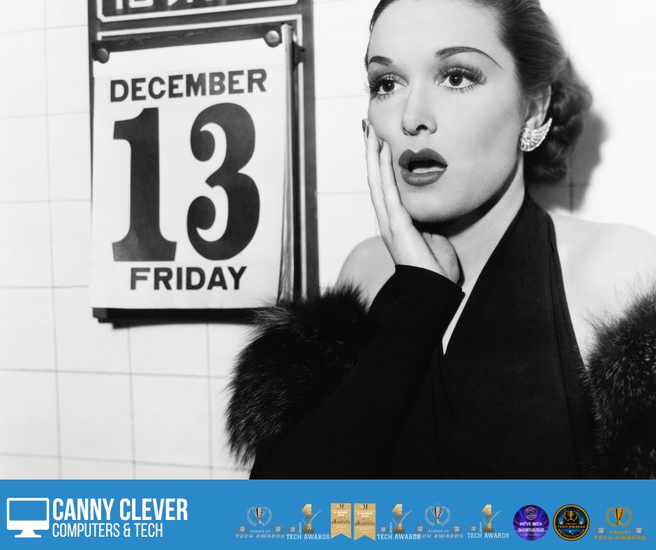 CannyLtd's tweet image. For those that are a little superstitious, it's Friday 13th tomorrow! Don't worry though... If anything tech related goes wrong, give us a call on 0330 321 4777 or call in-store on Park View, Whitley Bay! We've got your back! #WhitleyBay #ComputerRepairs