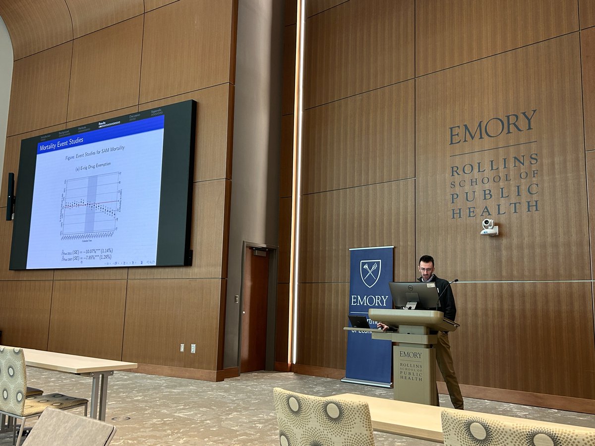 Thanks for the great feedback from Atlanta Athens Health Economists Research Group on joint work with <a href="/mikepesko/">Michael F. Pesko 🇺🇸 🇺🇦</a> examining FDA drug regulation! Fun conference! <a href="/GSU_Economics/">Georgia State Economics Dept. and Seminar Series</a>  <a href="/EmoryEconomics/">Emory Economics</a>