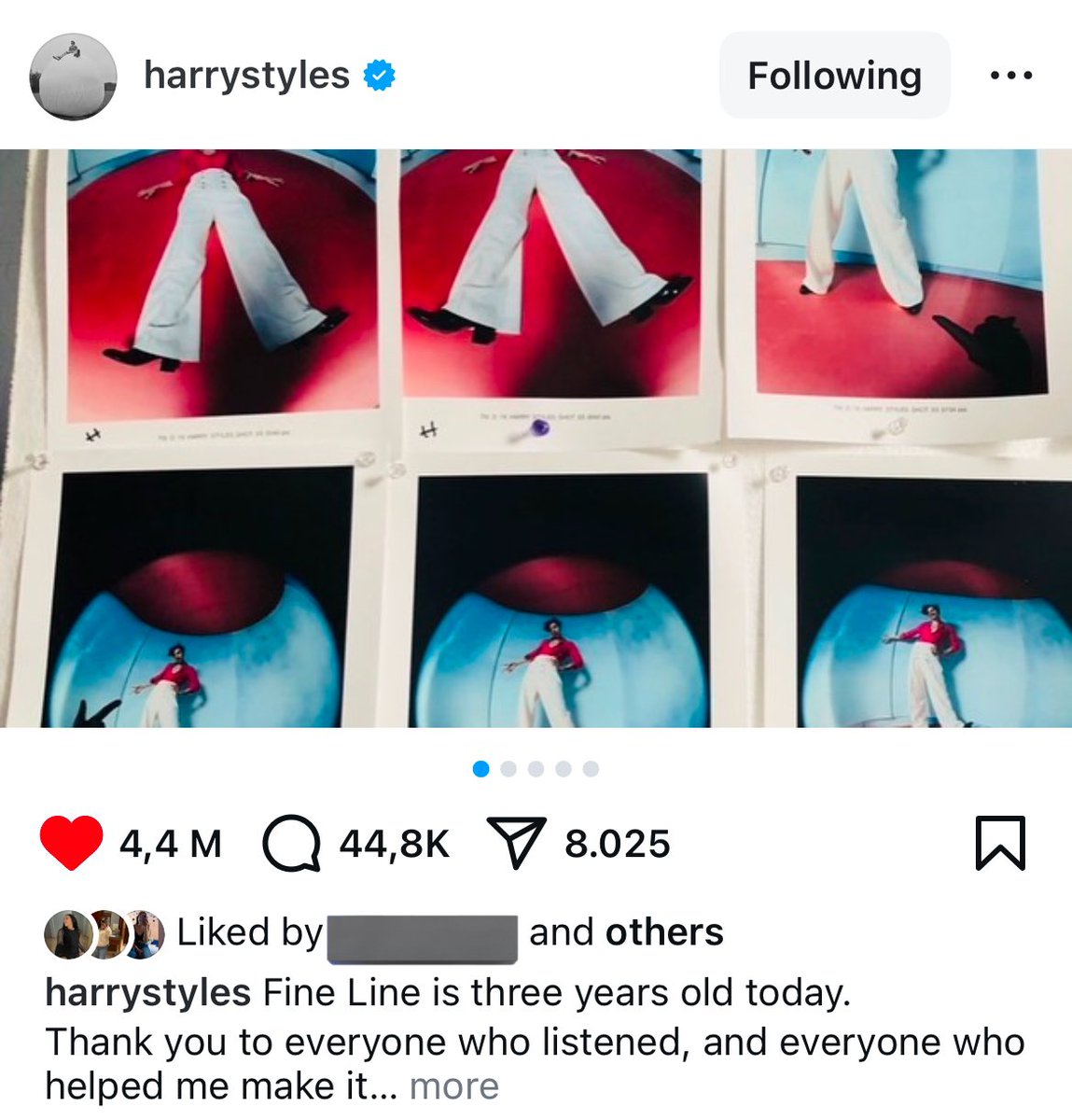 HarryArgentina's tweet photo. Harry todos los años recordándonos quién es su hijo favorito 🤣

No me quejo, es mi álbum 🩷🩵 https://t.co/LcnGh1AHzi