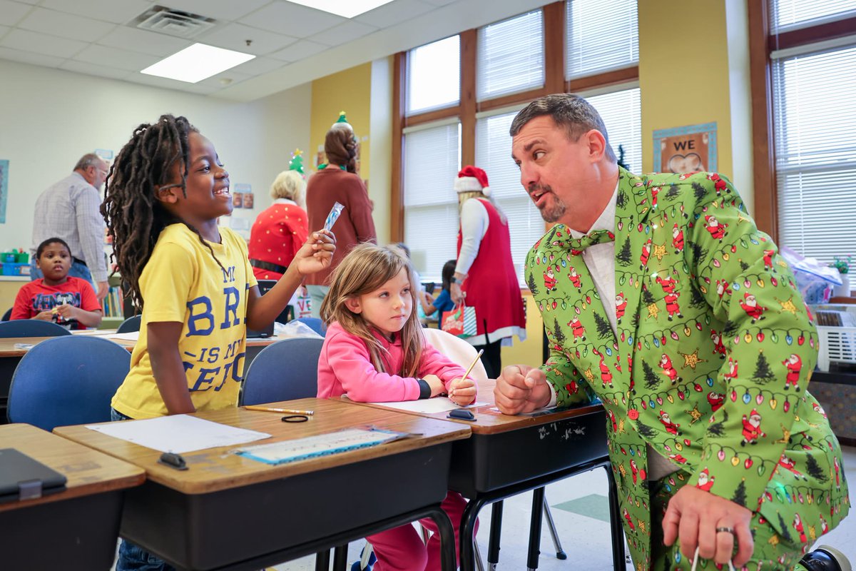Had a great time visiting our students with members of the Stanly County Schools Board of Education before the holidays. It warms my heart to see their excitement when we visit.
