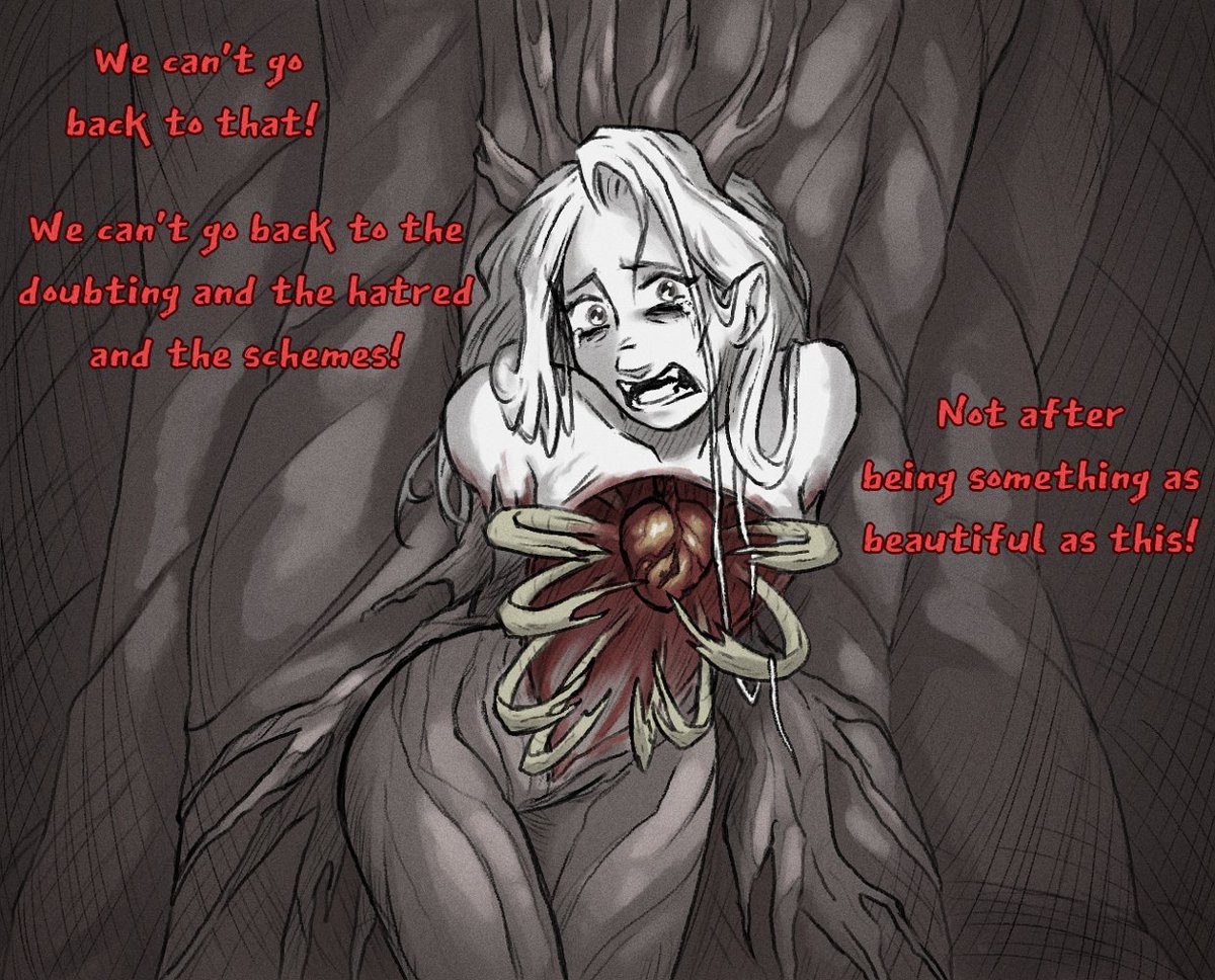 wwwJam's tweet photo. Something a bit different. 
I love Wounded Wild, so it was very hard to purposefully make her into an ugly-crying mess.

#slaytheprincess https://t.co/0udCmEYJoz