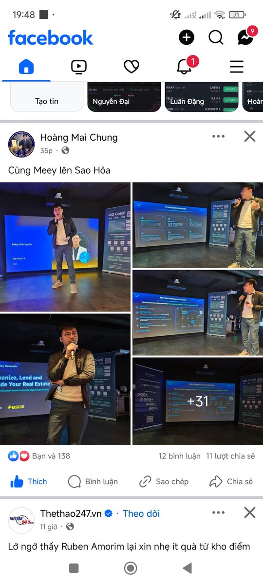 Đã nhận tín hiệu từ vũ trụ , lại sắp có đợt tăng giá mới , AE ai mua IDO đã x10,x20 . Lại sắp tăng giá nha . 
Received signal from the universe, there will be a new price increase, whoever bought IDO has x10, x20. The price will increase again.