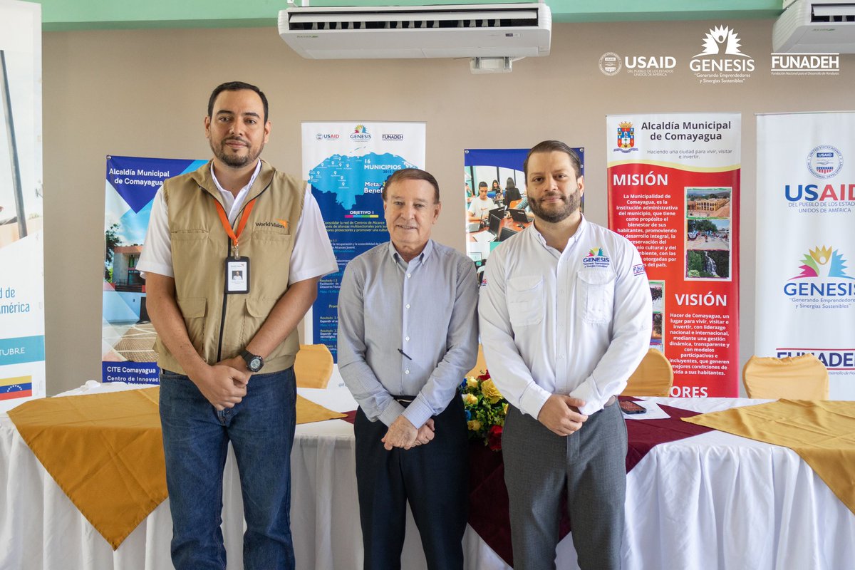 FUNADEH_GENESIS's tweet photo. A través de un esfuerzo conjunto a la Alcaldía Municipal de Comayagua, 8 jóvenes recibieron formación técnica, en habilidades para la vida, y un Diplomado en Gestión Empresarial Básico, abarcando temas como Contabilidad, Planes de Negocio, Marketing, entre otros. ✨🙌🏻 https://t.co/f1PFigV4JO