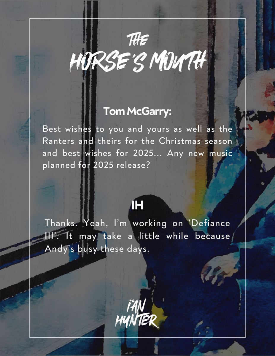 IanHunterdotcom's tweet image. Happy Christmas to all our readers (and a cautious New Year). This month’s Horses Mouth is LIVE. Read it here: ianhunter.com/horses-mouth/