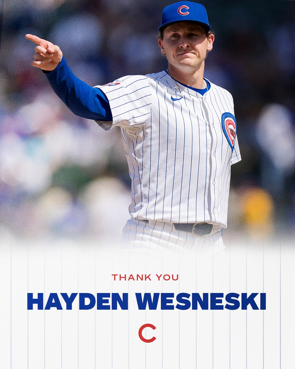 Cubs's tweet photo. Hayden and Isaac, we appreciate your hard work and dedication during your time in Chicago.

Best of luck in Houston! https://t.co/gNFRGkglFP
