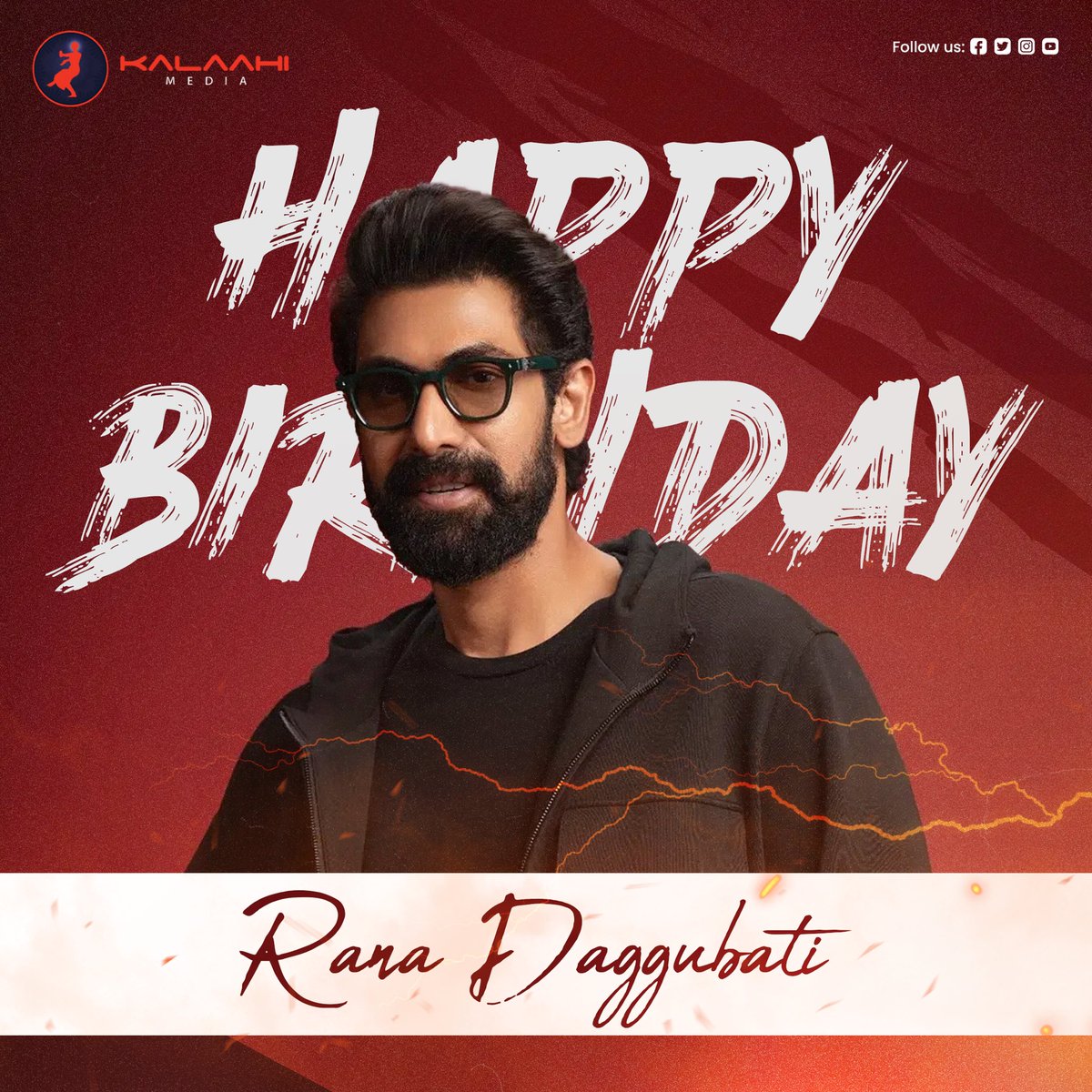 Kalaahi_Media's tweet photo. Wishing a phenomenal birthday to the powerhouse of talent, @RanaDaggubati ! 🎉🎬 

Your journey of redefining cinema and inspiring millions is nothing short of legendary. Here’s to more blockbuster years ahead! 

#happybirthdayrana #ranadaggubati #kalaahimedia #hbdranadaggubati https://t.co/3CnhLUtsfZ