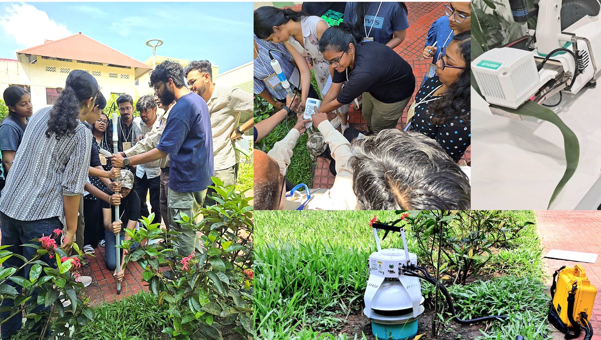 PlantCamp 2024 <a href="/tvmiiser/">IISER Thiruvananthapuram</a> was meant to dive deep into plant environmental physiology research applications and learn high-end sensors &amp; systems. Students have urged for a longer camp next time 👍👌We are so happy!