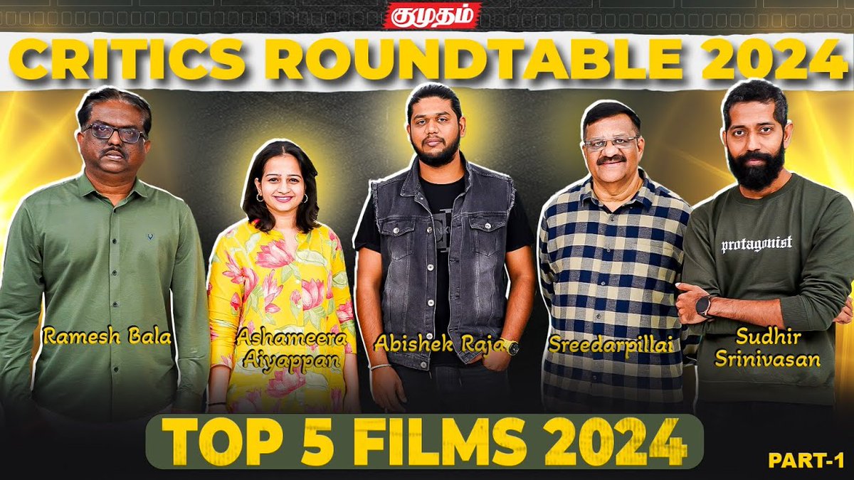 kumudamdigi's tweet photo. Full Video : https://t.co/uadyzZ5Ig4 

2024 Top 5 Tamil Movies💥Critic Round Table Part 1| Abishek | Ashameera | Sreedhar | Sudhir | Ramesh

@aashameera @cinemapayyan @sri50 @sudhirsrinivasn @rameshlaus  #bestmovieoftheyear #bestmovies #roundtabletalk #moviestowatch #kumudam https://t.co/QqxLivoHBD