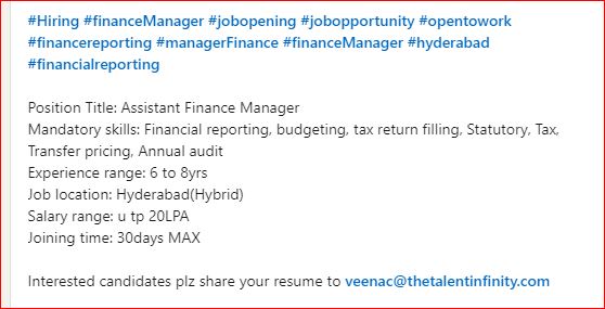 TalentInfinity2's tweet image. #jobs   #wearehiring #TalentInfinity #hiringtalent #hiringteam #recuitment   #recuitmentalert #openings #jobopportunities #jobopenings #jobsalert   #Talentacquisition #hiring #jobsearch #careeropportunities #jobvacancy   #careeradvice #employment #jobhunt