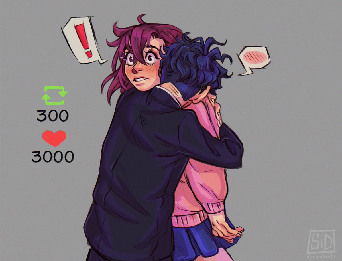 Redundantz's tweet photo. whoah things are escalating! 👀💗 https://t.co/MZJebvlUQG