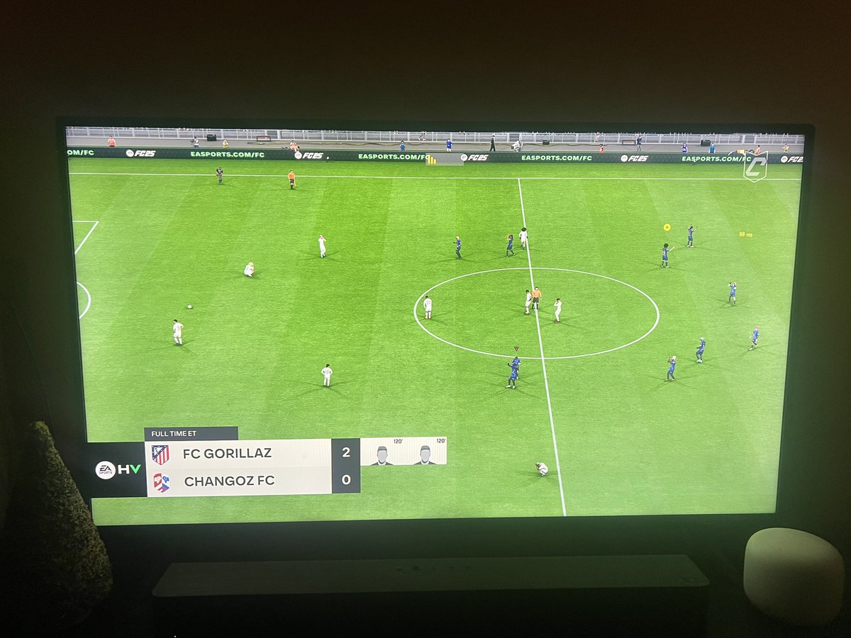 🚨 🚨 🚨 🚨 
🦍 🦍 🦍 🦍 

APE. DERBY. FINISHED
FC GORILLAZ DEFEATED OUR RIVALS <a href="/ChangozFC/">Changoz FC ⭐️⭐️</a> 
2-0!
Beautiful moment for our apes!
Good job!
We move on to the final against <a href="/LAGalaxy/">LA Galaxy</a> 
#GOC