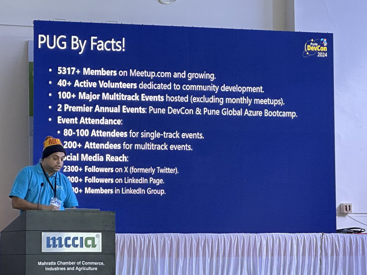 PuneUserGroup's tweet image. Pune User Group Facts and some interesting statistics ! 📊 #PuneDevCon #Pune