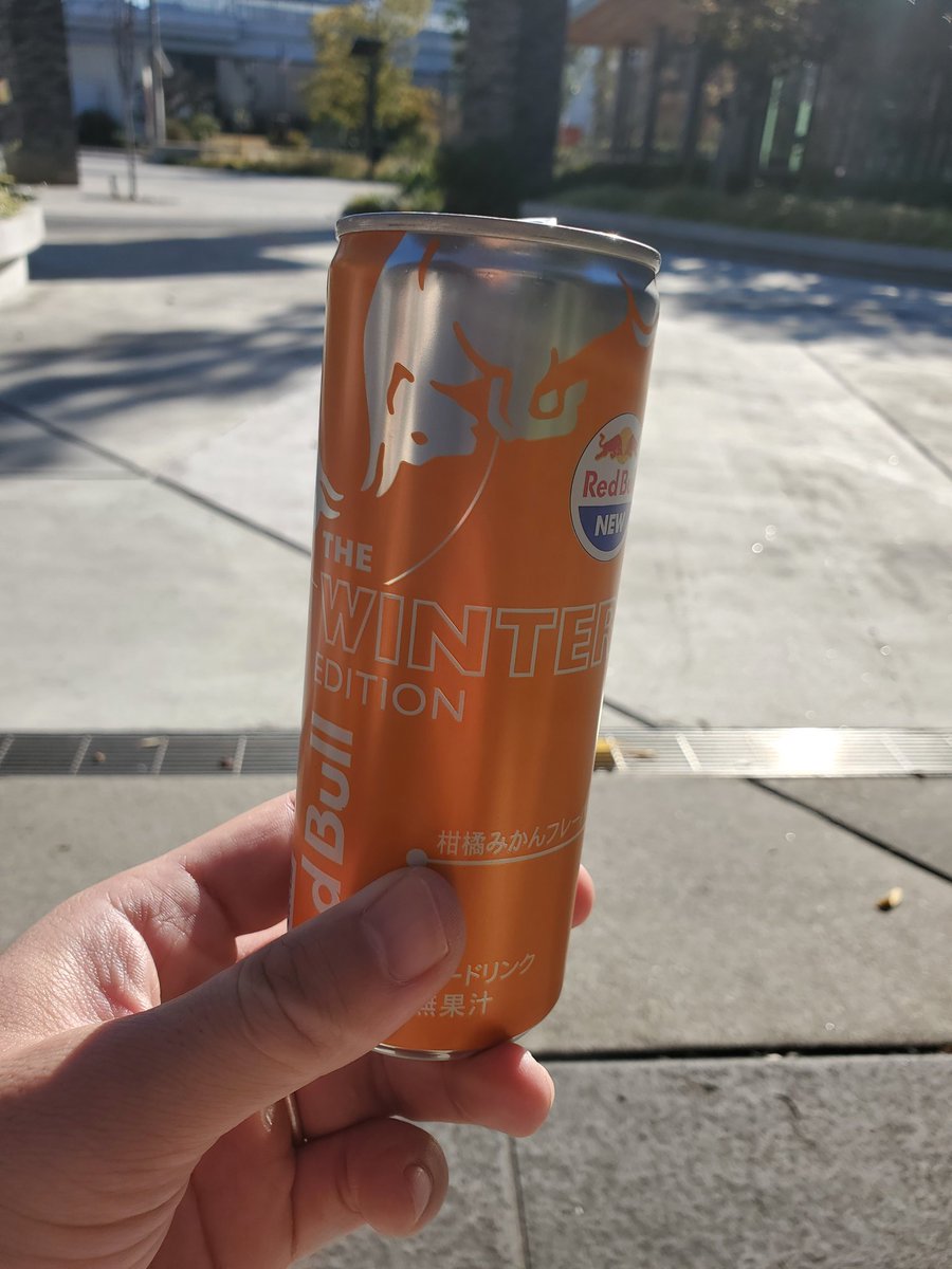 レッドブル柑橘みかん🍊
#エナジードリンク