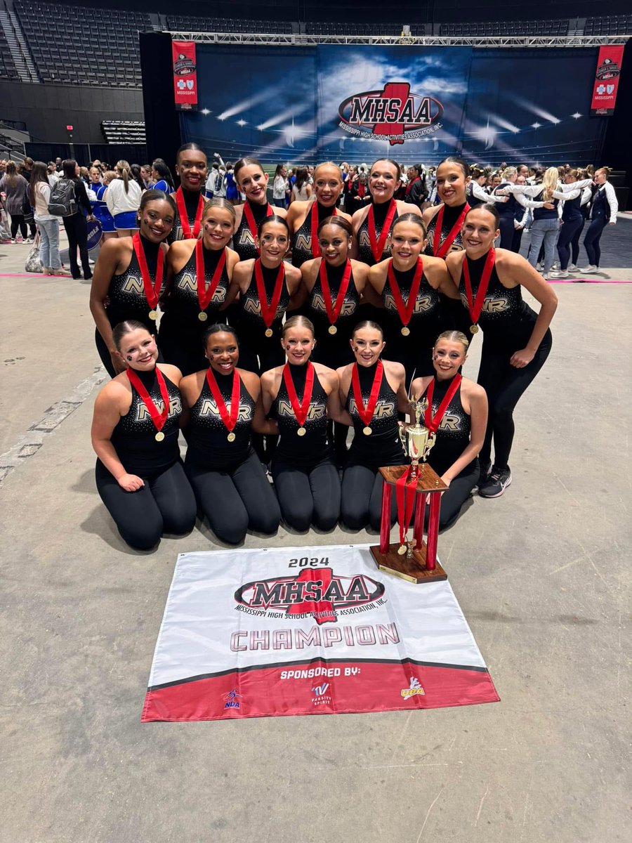 NWRankinHS's tweet photo. Congrats to @nwr_cougarettes on capturing the state championship in the Gameday category at the MHSAA State Championships tonight! #gocougars #relentless https://t.co/2iIhddbnxg