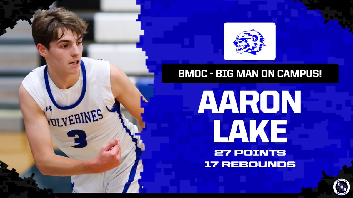 BMOC - AARON LAKE

Have a night big fella!

Aaron Lake goes for 27 PTS and 17 REB as he helps guide the Wolverines to a 61-36 victory over Freedom in the section opener!