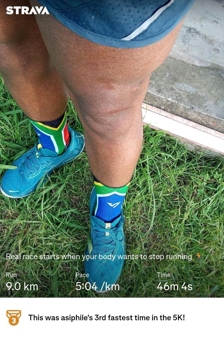 aSiphileEl's tweet photo. #IPaintedMyRun
#TrapAndLoss
#RunningWithTumiSole 
#GarminGang
#StravaGang
🏃😄 https://t.co/0YW8U6ynyY