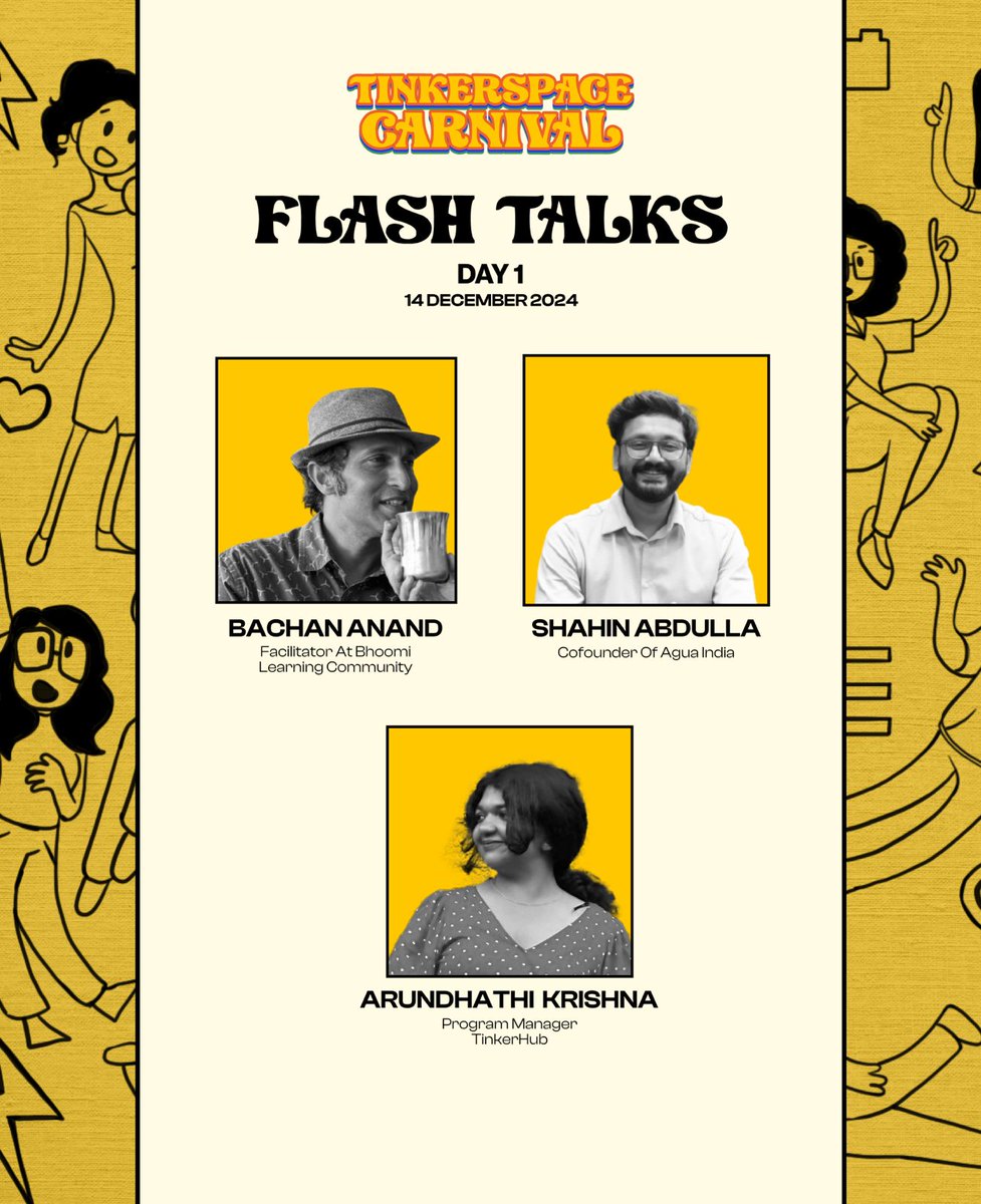 TinkerSpaceHQ's tweet image. Flash talks are here to spark your curiosity! 🚀

Join us at TinkerSpace Carnival for quick, impactful sessions packed with ideas, inspiration and innovation. 💡✨️

#SpaceCarnival #Flashtalks #idea #inspiration #Anniversary #celebration #fun #techculture