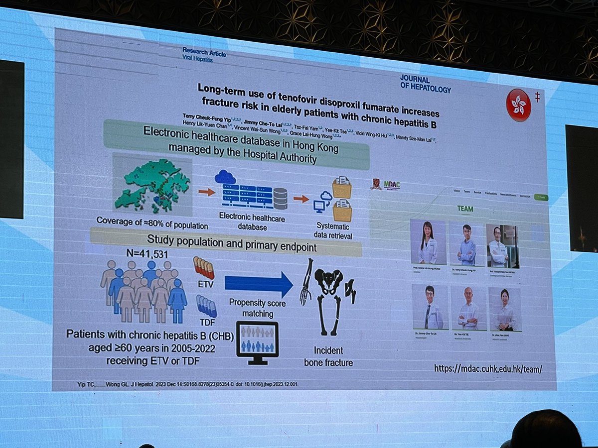Dr.Bornie (@apichatka) on Twitter photo <a href="/JimmyLaiCT/">Jimmy Che-To Lai</a> gave a talk on #CHB mx in #DM: ⏫ #HCC ⏫ CKD ⏫ bone fracture (TDF-group) #liverx <a href="/JimmyLaiCT/">Jimmy Che-To Lai</a> gave a talk on #CHB mx in #DM: ⏫ #HCC ⏫ CKD ⏫ bone fracture (TDF-group) #liverx