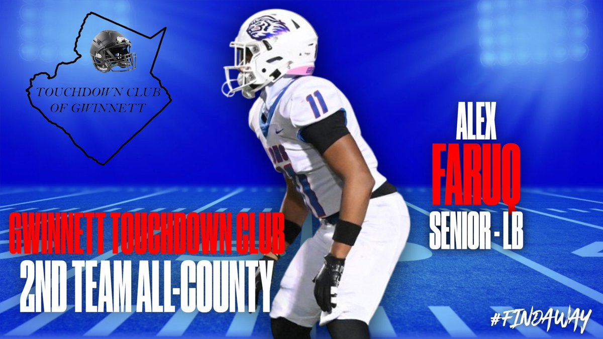 Alexander Faruq (@alex_faruq) on Twitter photo Blessed and honored for the recognition of 1st Team All-Region 7-6A and 2nd Team All-County at the Touchdown Club of Gwinnett County Awards banquet. Special Thanks to my coaches @FBCoachPR <a href="/klaykoester/">Coach Klay Koester</a> & talented teammates <a href="/PTRFootball/">Peachtree Ridge Football</a> for your hard work, support, dedication Blessed and honored for the recognition of 1st Team All-Region 7-6A and 2nd Team All-County at the Touchdown Club of Gwinnett County Awards banquet. Special Thanks to my coaches @FBCoachPR <a href="/klaykoester/">Coach Klay Koester</a> & talented teammates <a href="/PTRFootball/">Peachtree Ridge Football</a> for your hard work, support, dedication