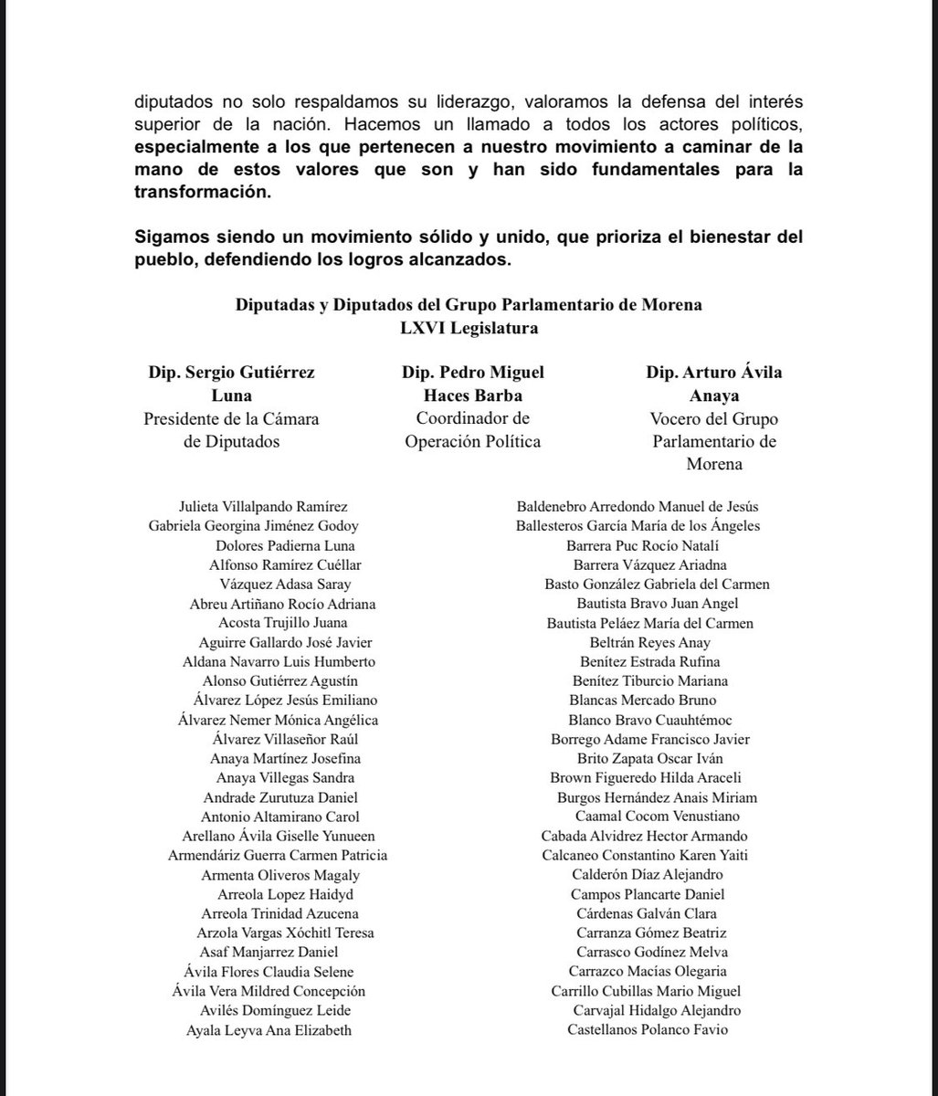 Yo, Javier Borrego, me uno al llamado por la unidad nacional. México necesita de todos para avanzar en la transformación. Este compromiso cuenta con el respaldo de diputadas y diputados que creemos en la unidad para un mejor futuro. ¡Sigamos juntos!
#UnidadPorLaTransformación